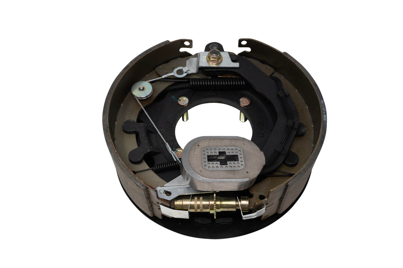 Rockwell American 8,000 lbs Per Pair Capacity (4,000 lbs Each) 12" x 3-3/8" Electric Drum, Right Side, 4-Bolt Mount, Bulk