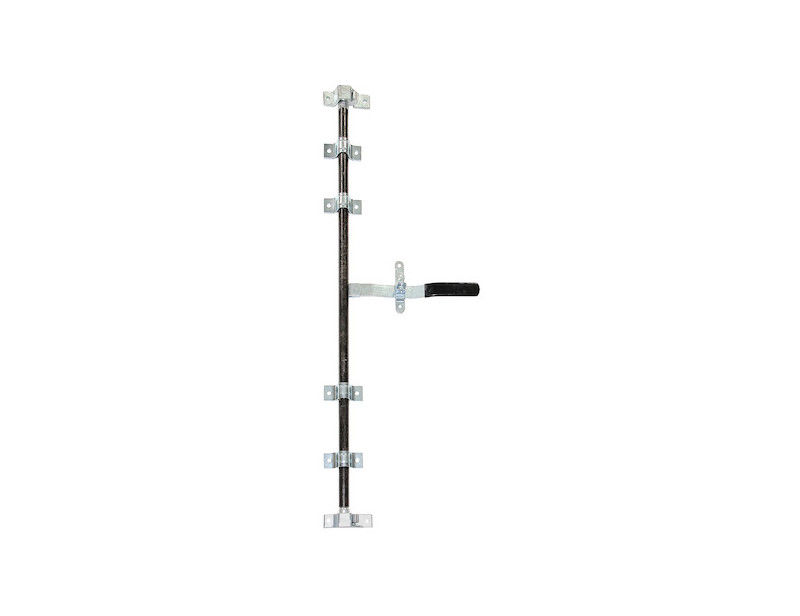 Door Latch Only, Cam Style, Steel/Zinc