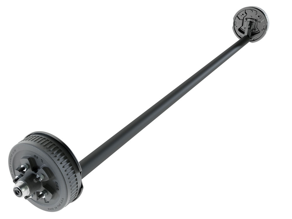 Dexter Axle, 3500 LB Capacity, 5 on 4.5" Bolt Pattern, Electric Brake, 4" Drop Spindle, E-Z Lube Lubrication, 95" Hub Face, 78" Spring Center