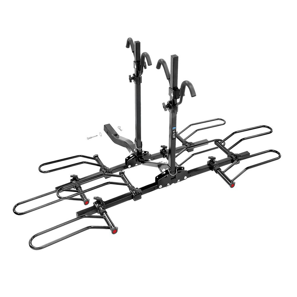 4 BIKE CARRIER RAIL RACK 2 SQ RCVR MNT