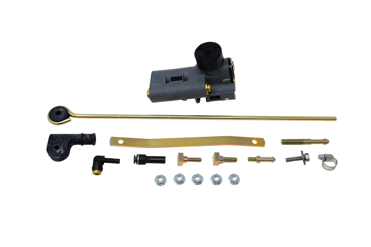 Low-Flo Height Control Valve (1 Required Per Trailer W/Up To 3 Axles) for 3/8" Air Line Tubing using Tow Vehilce Supplied Air