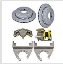 Disc Brake Kit, 12" Fits 655 Idler Hubs, W/ Dacromet Coated Rotors, Calipers & Mounting Bracket