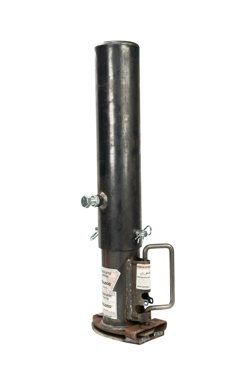 20,000-Lbs Round Adjustable Gooseneck Coupler with 3/4