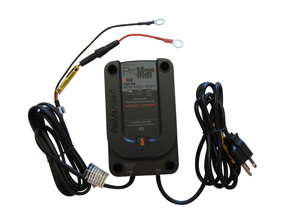 Battery Charger 12V 5-Amp 110 Fully Automatic 1-Digital 1-Bank