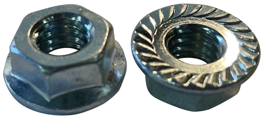 Serrated Face Flange Nut 5/16