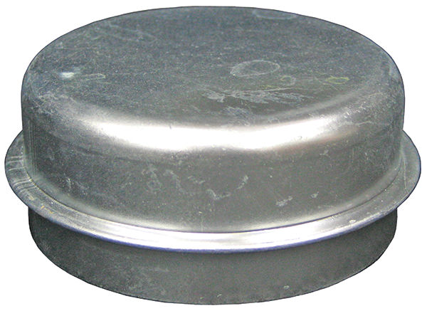 Dust Grease Cap, 3.355" OD, For #99 Spindle and 50-mm Nev-R-Lube® Axles, Cold Rolled Stamped Steel, Standard Completely Closed Cap