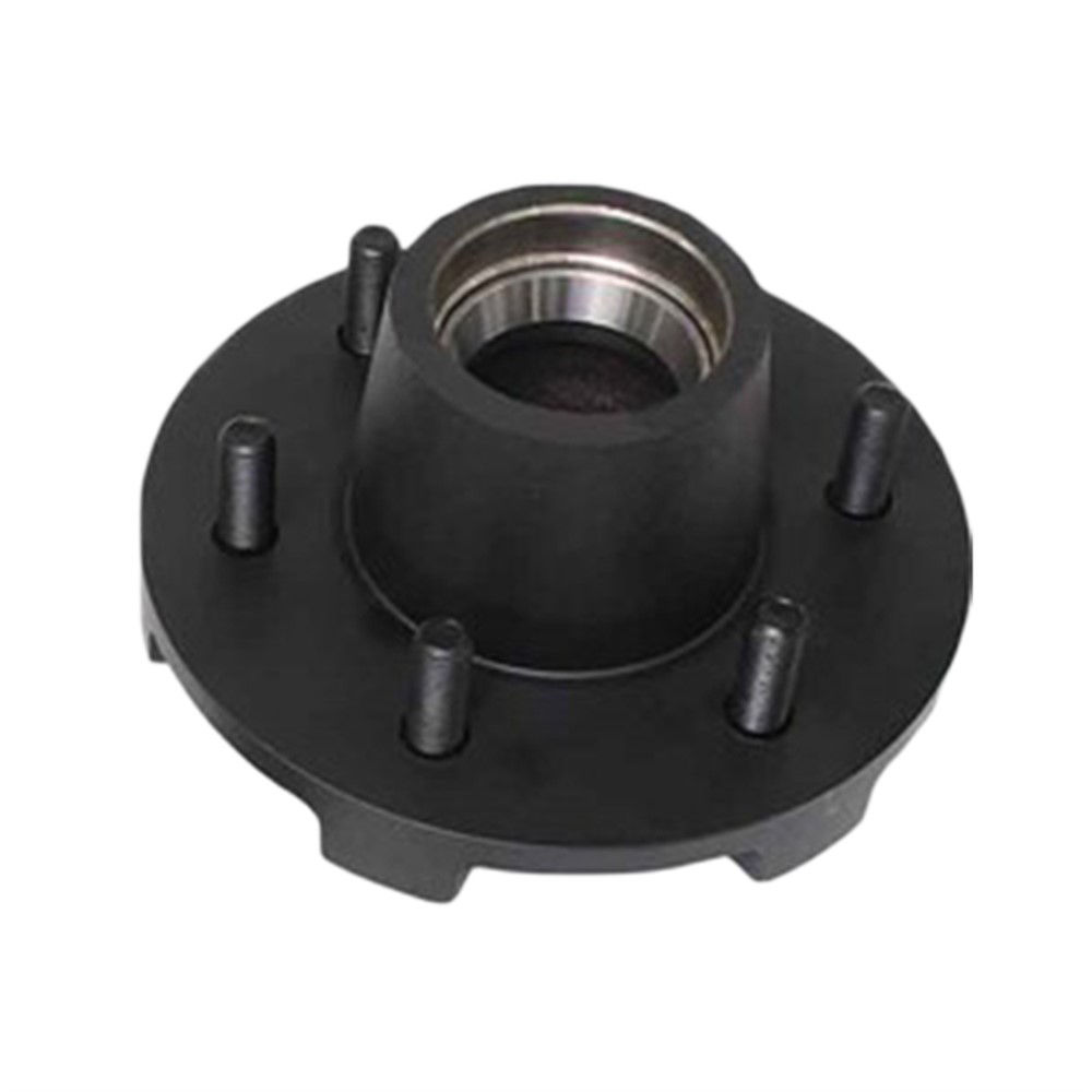 Idler Hub with Studs and Races Only, #42 Spindle, Grease Lube, Capacity Per Pair, 6 on 5.5" Bolt Pattern, Bulk
