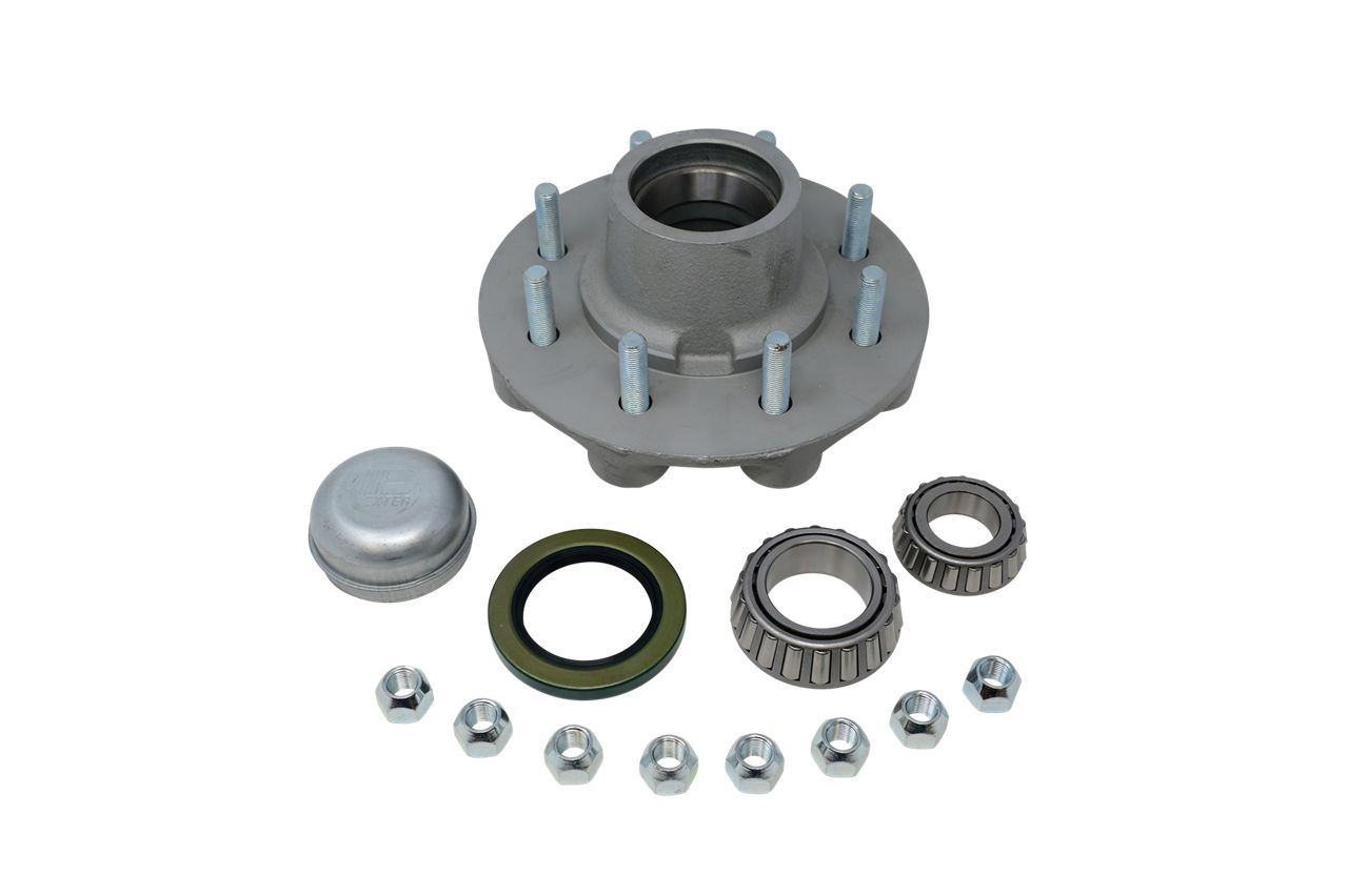 Hub Kit Complete, Loose Components, 865, Gal-Dex Finish, 2.250" Seal, 5,200-7,000 Capacity Per Pair, For #42 Oil Bath Spindle