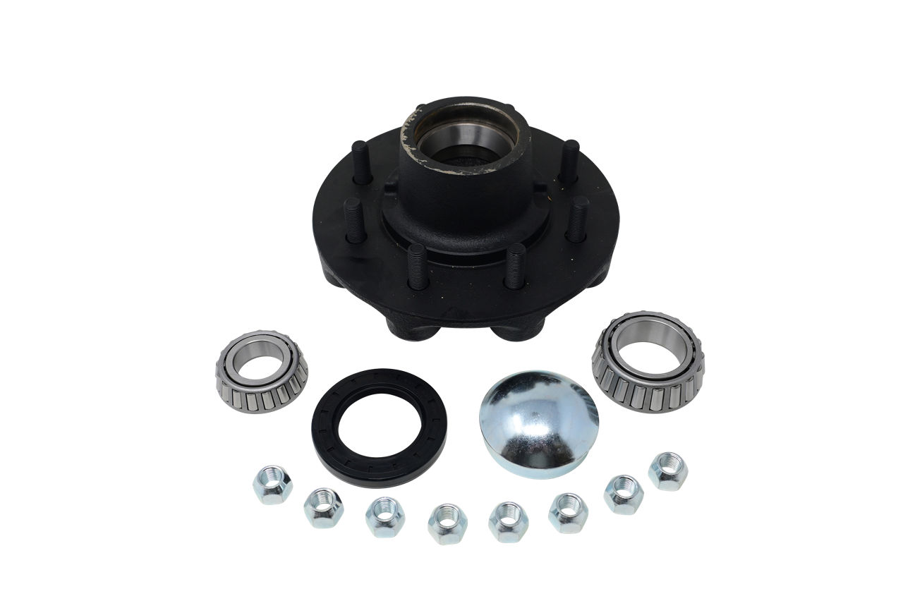 Hub Kit Complete, Loose Components, 865, 2.125" Seal, 5,200-7,000 Capacity Per Pair, For #42 Grease Spindle