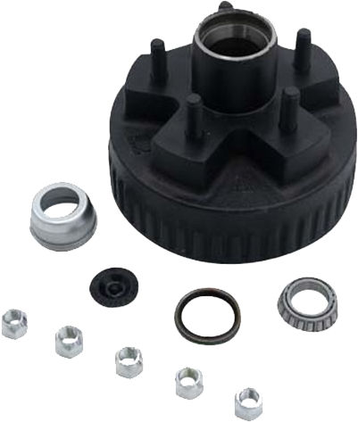 Hub-Drum Kit, Loose Components, 545, 2,200 Lbs per Pair, Fits 7-1.25" Electric Brakes, for BTR E-Z Lube® Spindle,