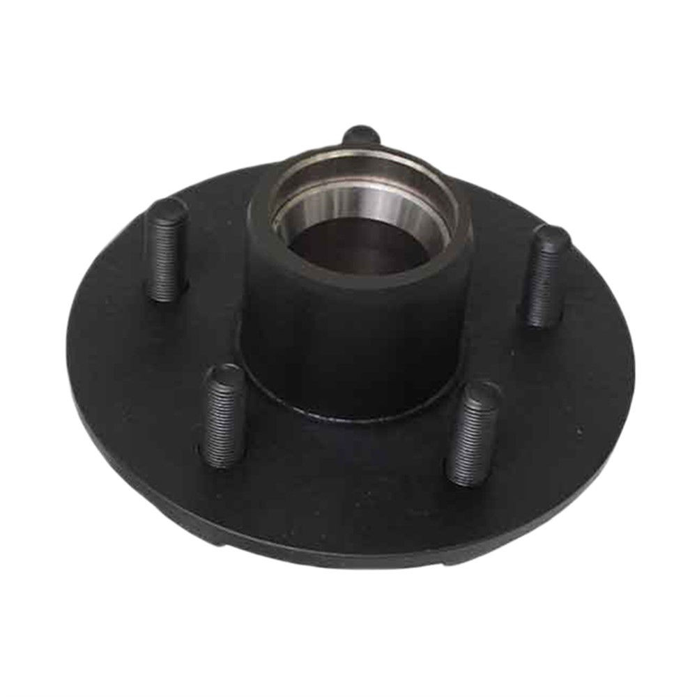 Idler Hub with Studs and Races Only, BT8 Spindle, Grease Lube, 2.2K Capacity Per Pair, 5 on 4.5" Bolt Pattern, 6-1/2" Idler Hub Flange Diameter, 1/2" Studs, Bulk