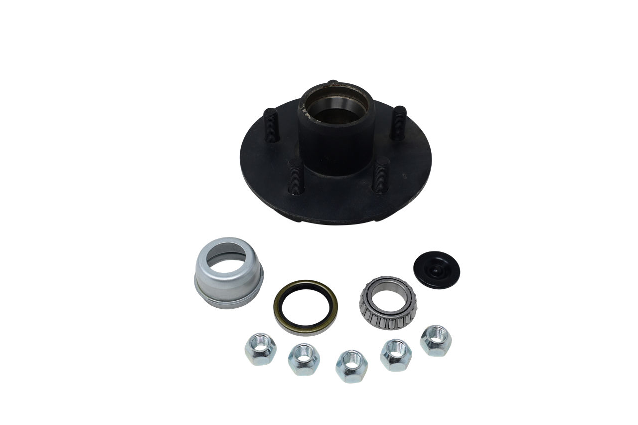Hub Kit Complete, Loose Components, 545, 6-1/2" Flange Diameter, 2,200 Capacity Per Pair, For BTR E-Z Lube Spindle