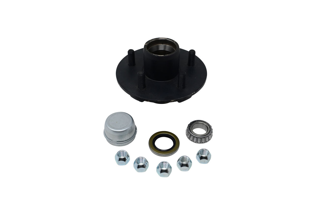 Hub Kit Complete, Loose Components, 545, 6-1/2" Flange Diameter, 2,200 Capacity Per Pair, For BT8 Grease Spindle
