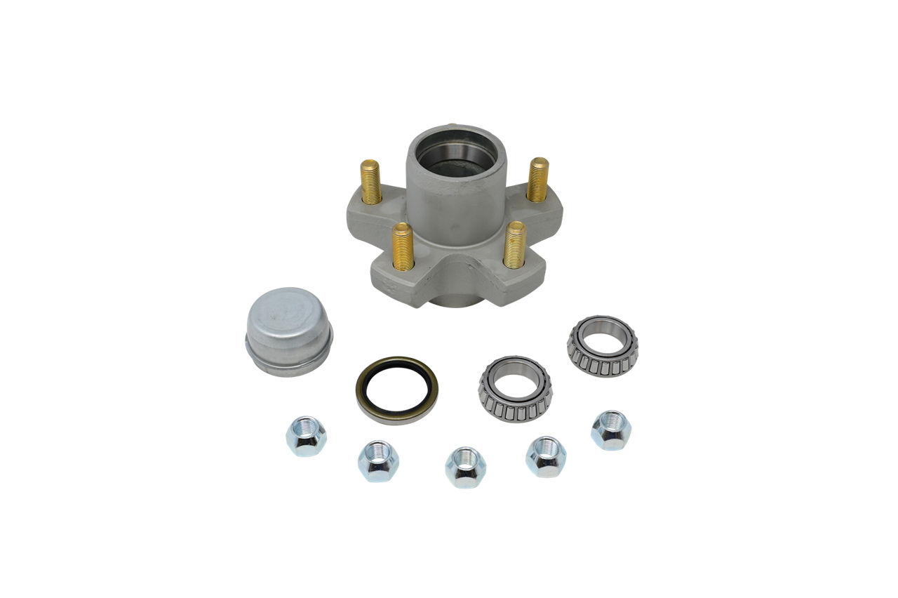 Hub Kit Complete, Loose Components, 545, Gal-Dex Finish, 5-1/2" Flange Diameter, 2,200 Capacity Per Pair, For BTR Grease Spindle