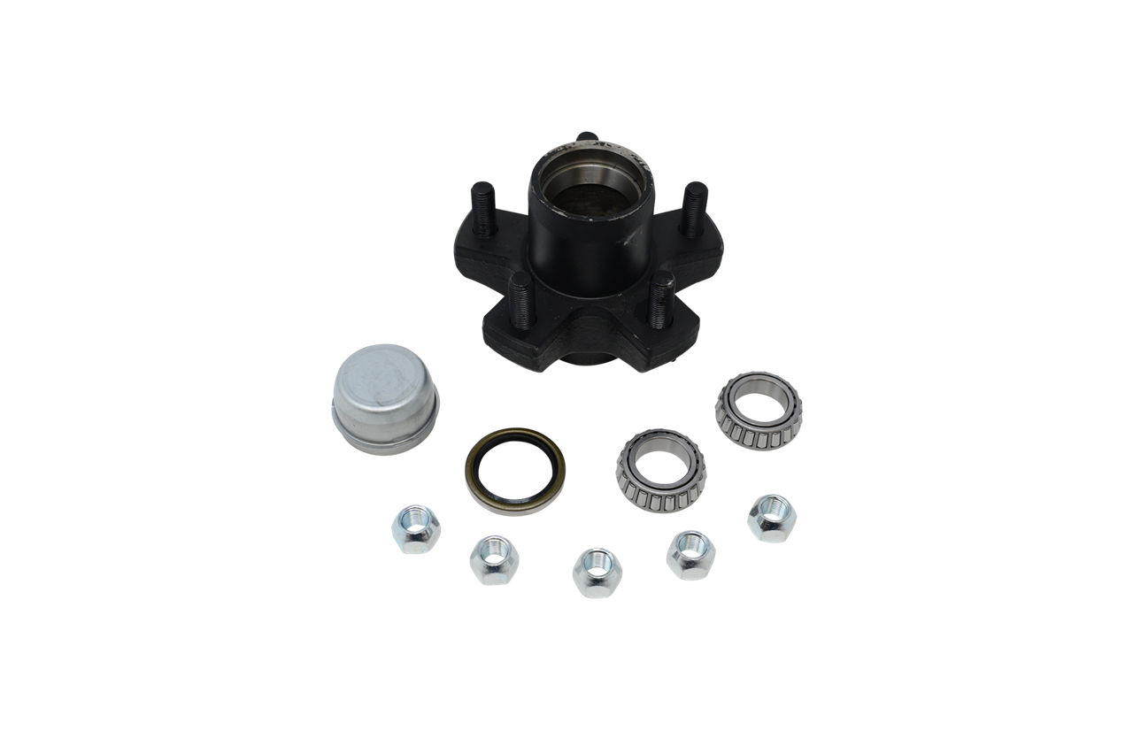 Hub Kit Complete, Loose Components, 545, 5-1/2" Flange Diameter, 2,200 Capacity Per Pair, For BTR Grease Spindle,