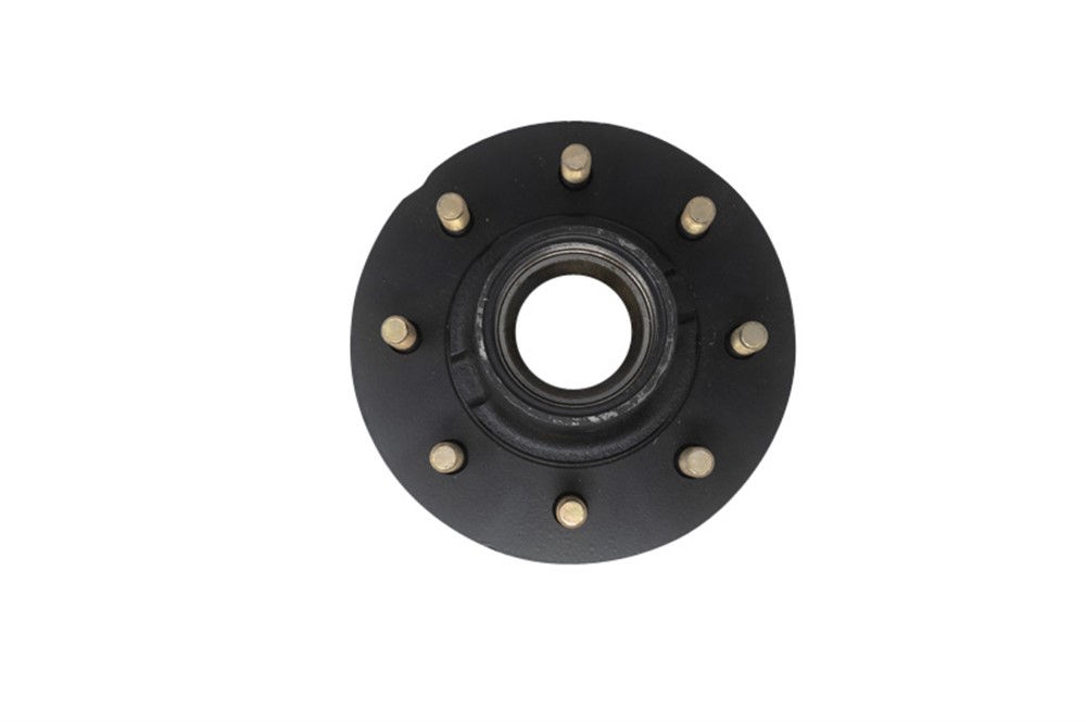 Idler Hub with Studs and Races Only Oil Bath Lube, 8K Capacity Per Pair, 8 on 6.5" Bolt Pattern, 9/16" Studs, Bulk