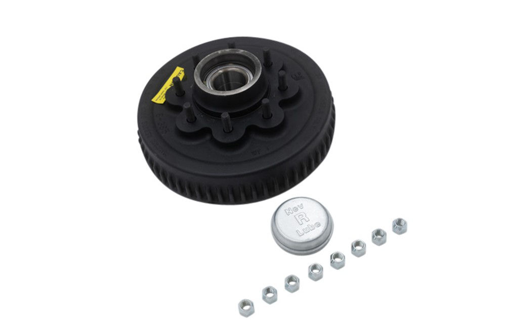 Hub-Drum Kit, Loose Components, 865, 7,000 Lbs Per Pair, Fits 12 X 2" Brakes, 2.250" Seal, 1/2" Studs, for #42 Nev-R-Lube® Spindle