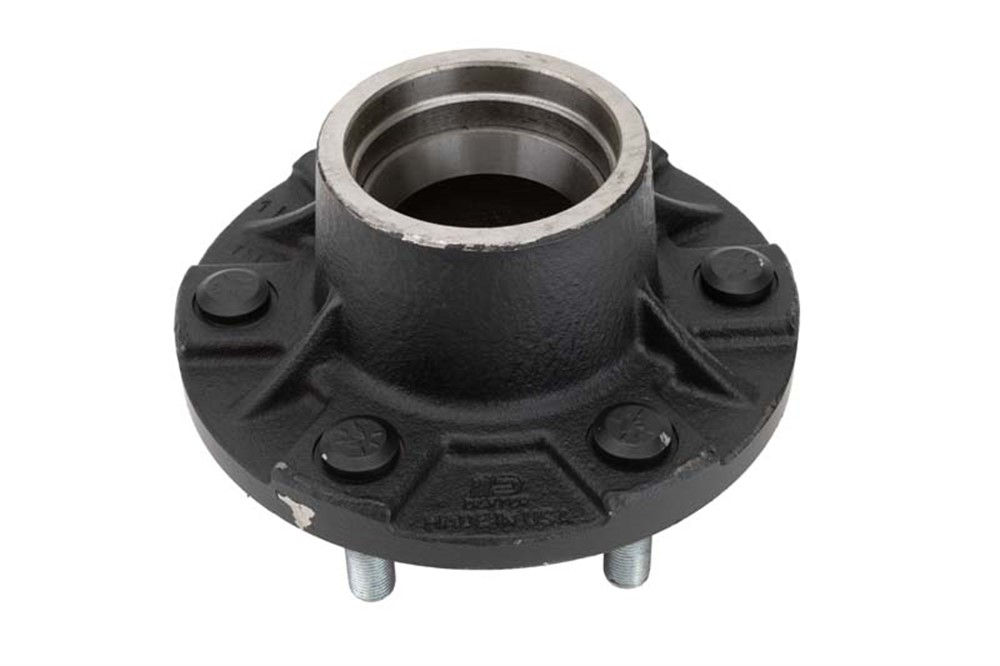 Dexter® Agricultural Idler Hub Only with Studs and Races Only, AS3500F Spindle, Grease Lube, 7K Capacity Per Pair, 6 on 6