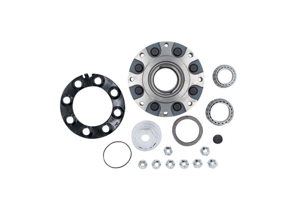 Hub-Drum Kit, Loose Components, 9,000-10,000 Lbs Per Pair, General Duty, Fits 12-1/4"-3-3/8" Brakes, Oil Bath Lube