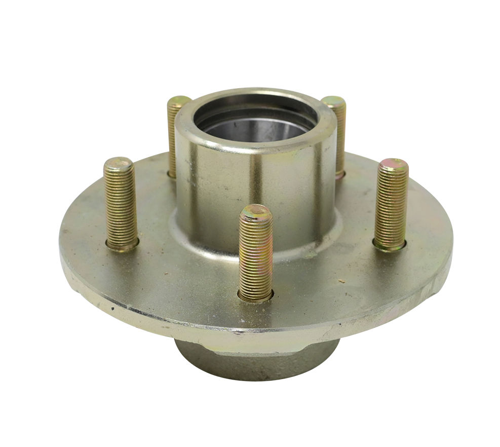 Dexter® Idler Hub with Studs and Races Only, #84 Spindle, Grease Lube, 3.5K Capacity Per Pair, 5 on 4.5" Bolt Pattern, Bulk, GAL-DEX Marine Finish