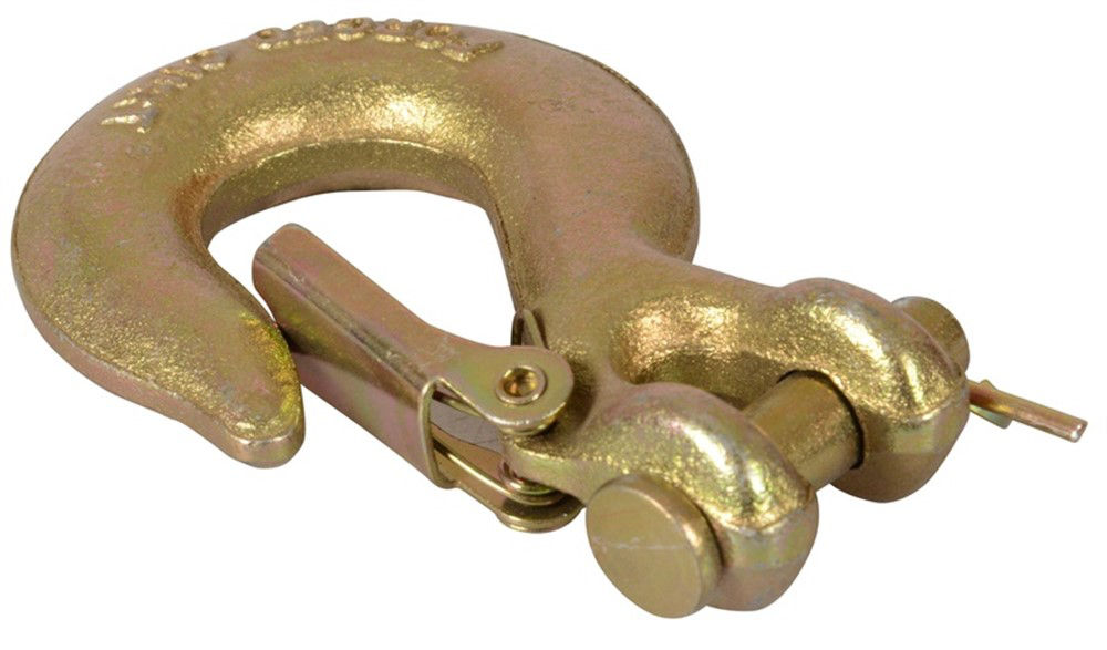 Hook Frgd Clevis 7.8K Gr43 1/4 W/Latch 1/2 Opening