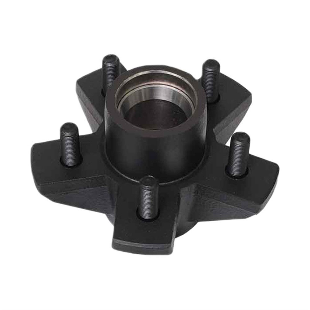 Idler Hub with Studs and Races Only, #84 Spindle, Grease Lube, 3.5K Capacity Per Pair, 5 on 4.5" Bolt Pattern, Bulk