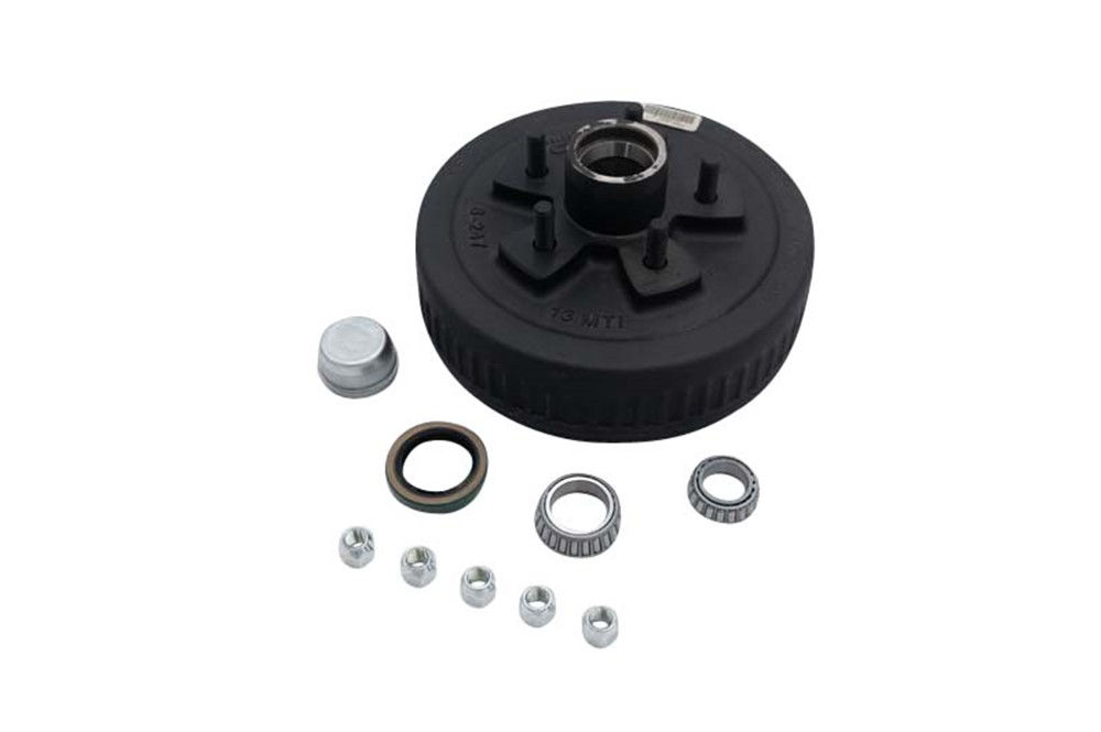 Hub-Drum Kit, Loose Components, 5475, 3,500 Lbs Per Pair, Fits 10 X 2-1/4" Brakes for #84 Grease Spindle