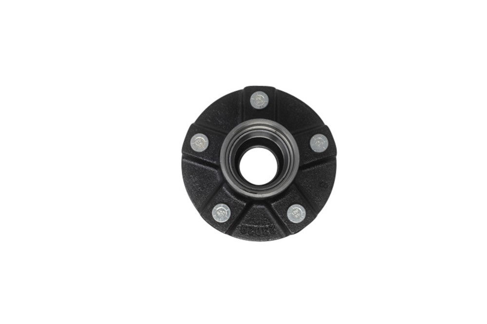 Idler Hub with Studs and Races Only, #84 Spindle, Grease Lube, 3.5K Capacity Per Pair, 5 on 5" Bolt Pattern, Bulk
