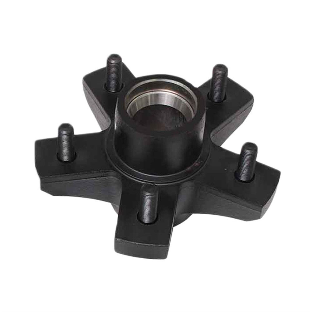 Idler Hub with Studs and Races Only, #84 Spindle, Grease Lube, 3.5K Capacity Per Pair, 5 on 5.5" Bolt Pattern, Bulk
