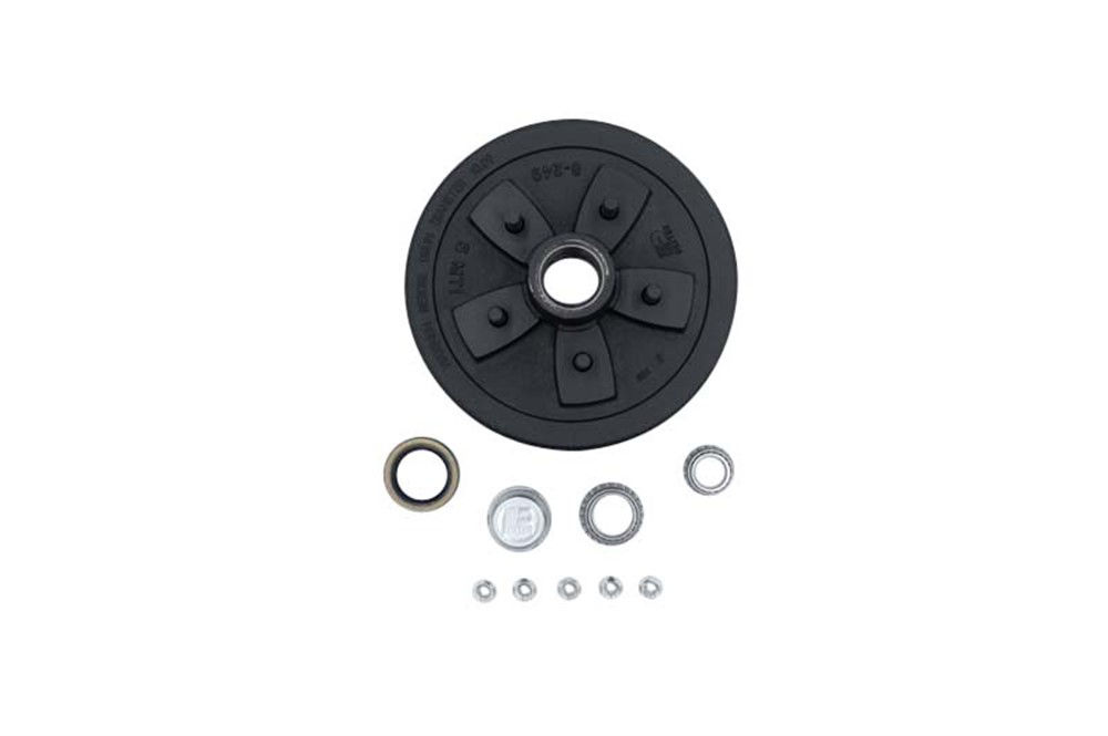 Hub-Drum Kit, Loose Components, 550, 3,500 Lbs Per Pair, Fits 10 X 2-1/4" Brakes for #84 Grease Spindle