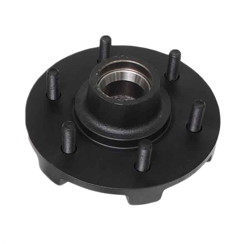 Idler Hub with Studs and Races Only, #84 Spindle, Grease Lube, 3.5K Capacity Per Pair, 6 on 5.5" Bolt Pattern, Bulk