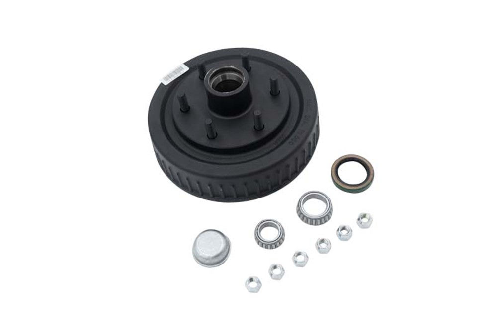 Hub-Drum Kit, Loose Components, 655, 3,500 Lbs Per Pair, Fits 10 X 2-1/4" Brakes, for #84 Grease Spindle