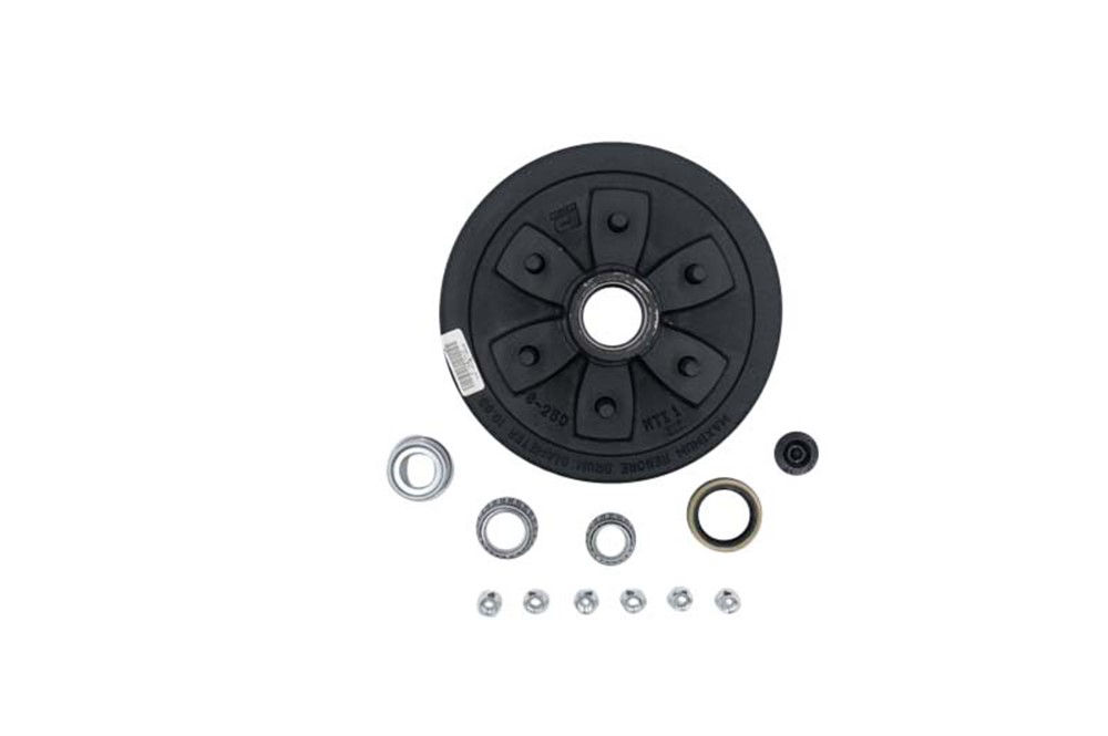 Hub-Drum Kit, Loose Components, 655, 3,500 Lbs Per Pair, Fits 10 X 2-1/4" Brakes, for #84 E-Z Lube® Spindle