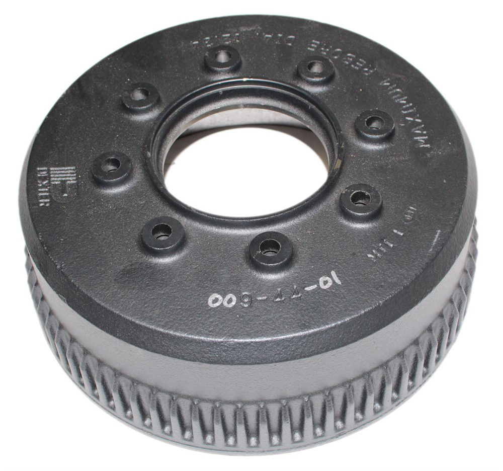 Brake Drum Only, Non ABS 9K, 10K GD Capacity Per Pair, 8 on 6.5" Bolt Pattern, Hub Pilot, Bulk