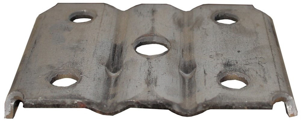 Axle U-Bolt Tie Plate for 1-3/4" Spring and 2-3/8" Round Axle Tube 7/16" Bolt Holes