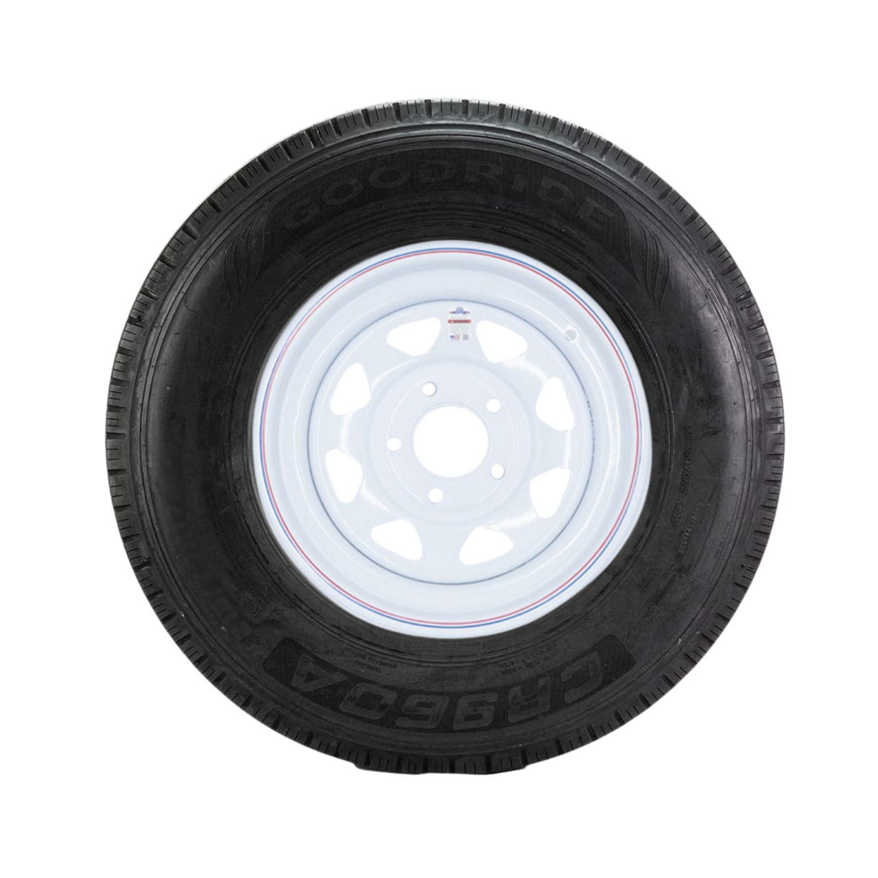 ST205/75R15C GOODRIDE 15” X 5” 5-4.5 SPOKE WHITE