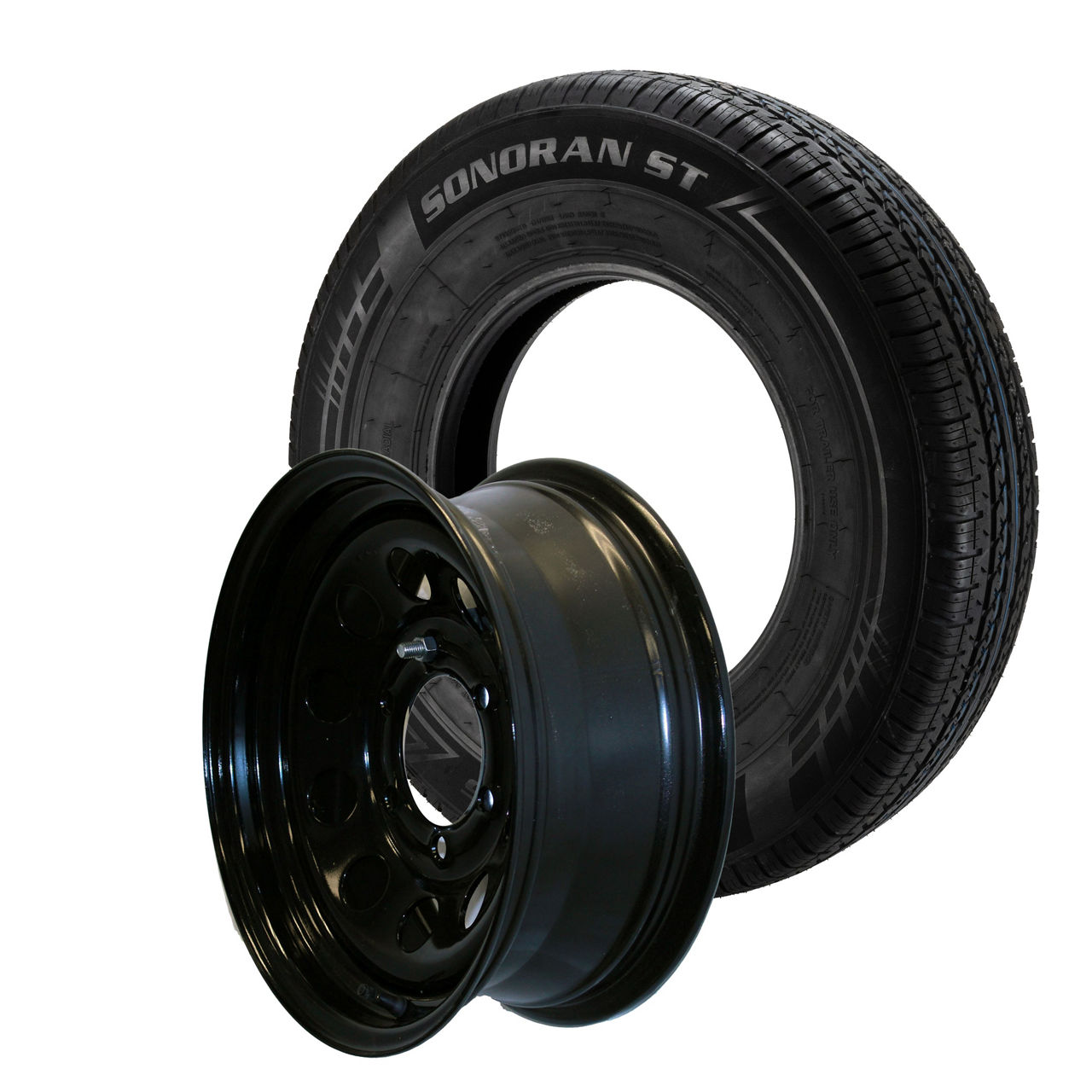 Assembly, ST225/75R15 Sonoran Radial, Load Range D, 15 Steel