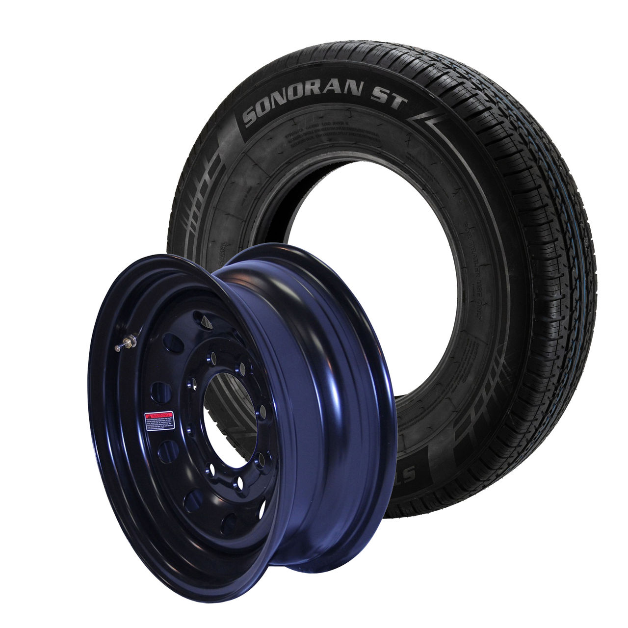 Assembly, ST205/75R15 Sonoran Radial, Load Range C, 15 Steel