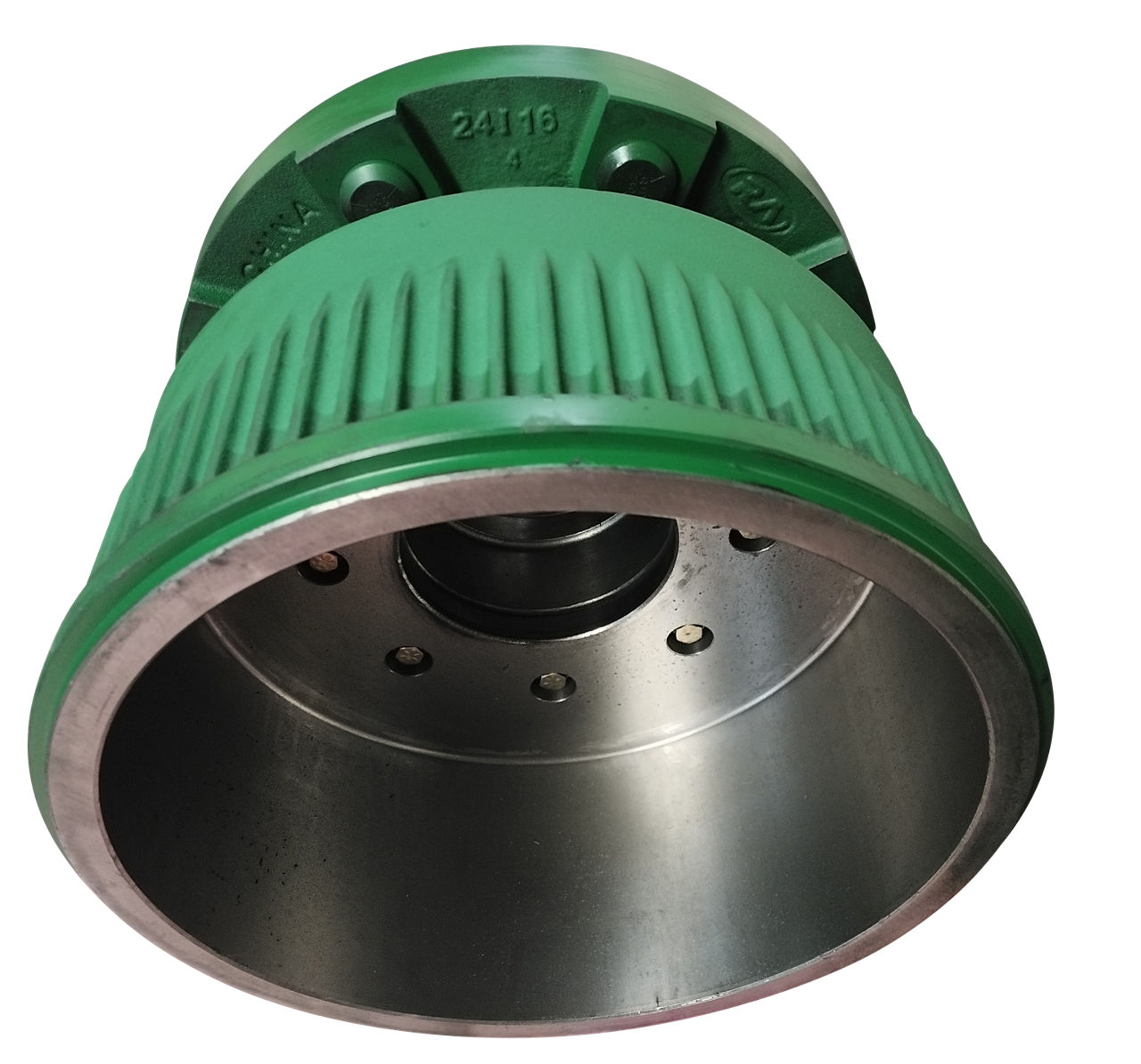 Rockwell American Hub/Drum, 16K Capacity Per Pair, Oil Bath Lube, 8 on 275MM Bolt Pattern, M22x1.5 Stud, 221MM Pilot Diameter, Two Piece Unit