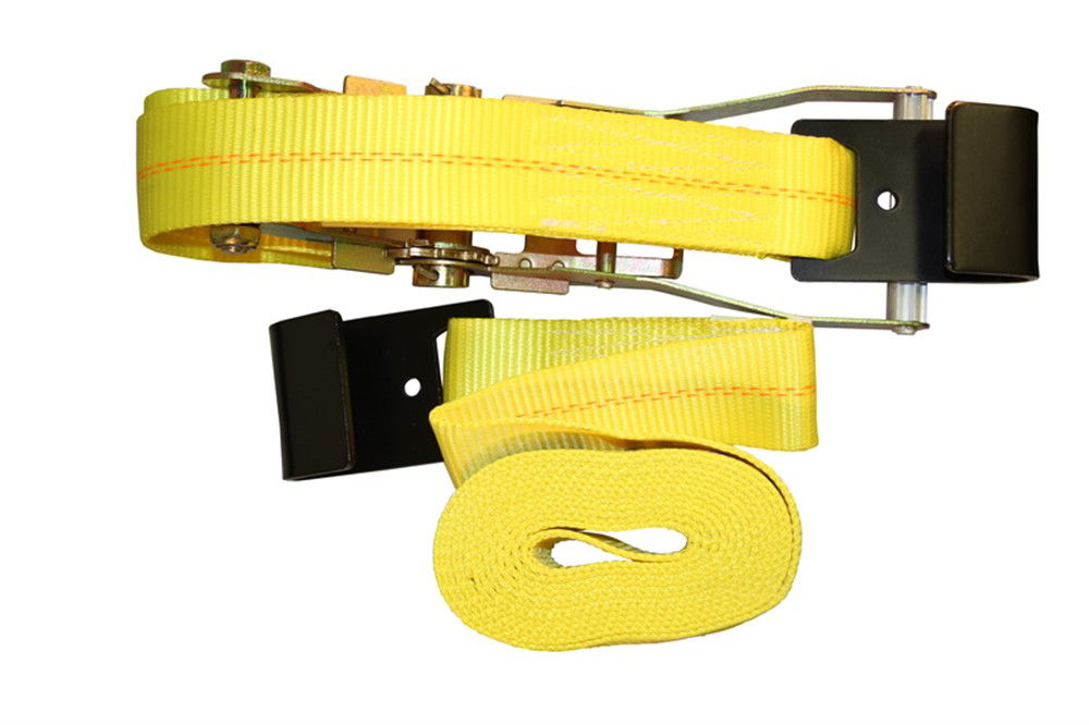 3,300-Lbs Ratchet Strap with Flat Hooks 2