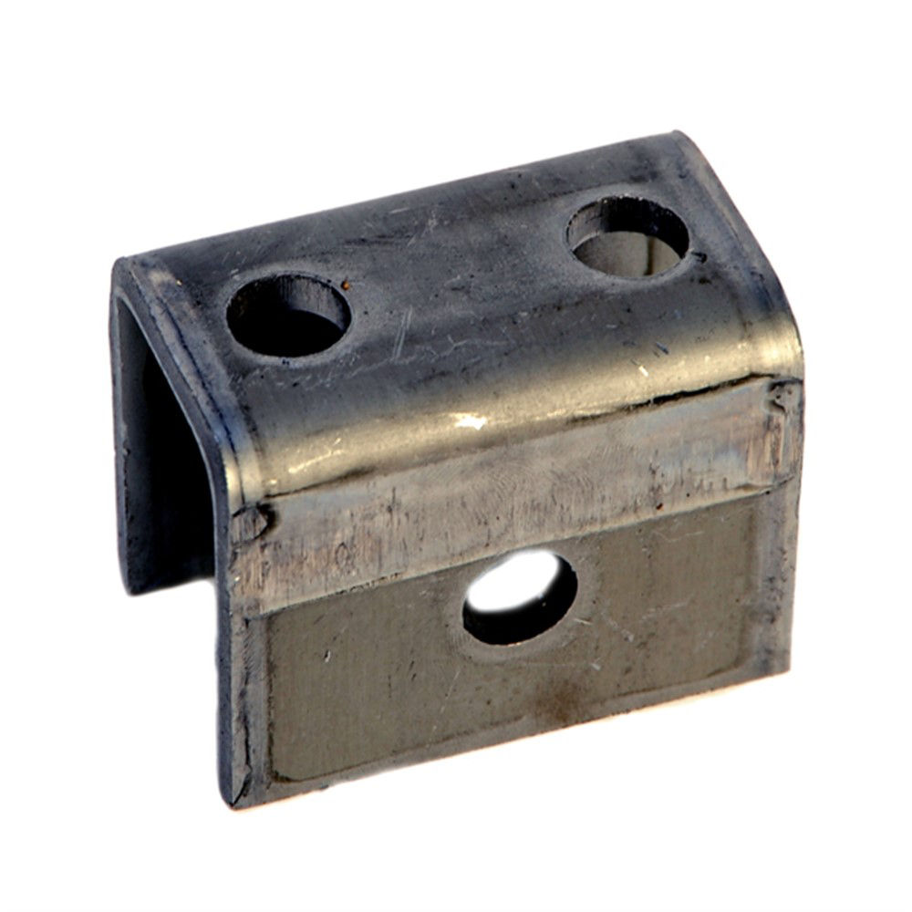 Leaf Spring Suspension Double Eye Springs Rear Hanger, No Bushing, Single Axle Only 1 1/4" Hanger Top To Center Hole 9/16" Hanger Bolt Size