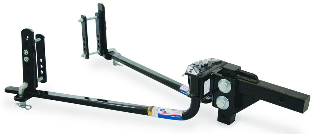 Fastway E2® Weight Distribution Hitch, Round Bar Sway, 10,000 Lbs Distributed Towing Weight Capacity