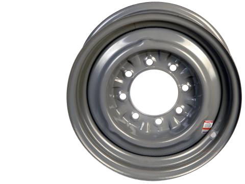 GREY 16X6 8/6.5 CONV CONVENTIONAL (OEM STYLE) STEEL WHEEL, 8