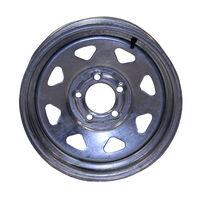 15” x 5”, 5-4.5”, Galvanized Spoke