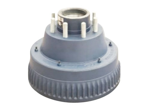 Rockwell American Hub/Drum, 10K Capacity Per Pair, Armature Plate, #99 Spindle, Oil Bath Lube, 8 on 6.5" Bolt Pattern, 5/8" Stud Diameter, 4.75" Pilot Diameter, One Piece Unit