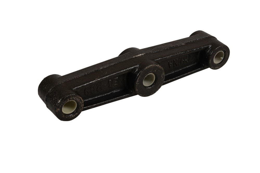 Multi-Axle Cast Straight Shaped Equalizer for 1 3/4" Wide Double-Eye Leaf Springs - 8" Spring Hole Centers with 9/16" Front Spring Hole and 9/16" Equalizer Center Bolt Hole - Fits Universal Both Left or Right Side