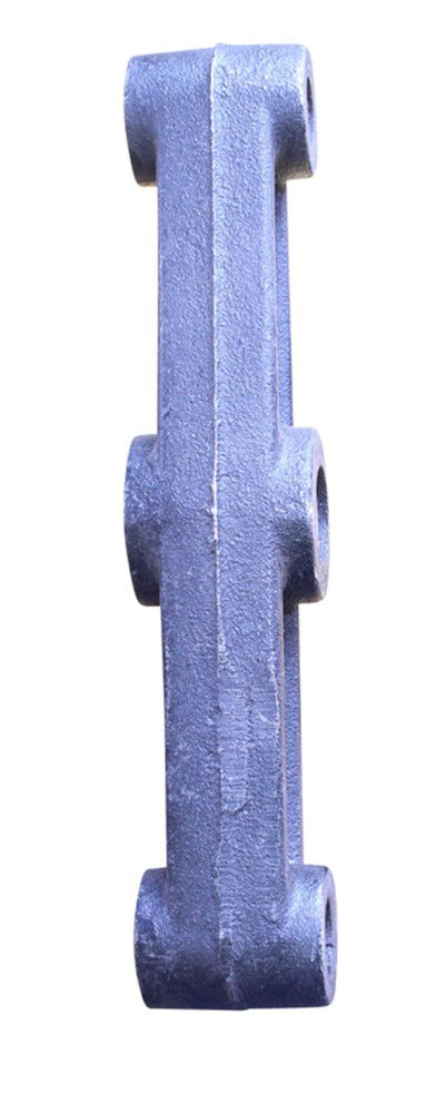Multi-Axle Cast Straight Shaped Equalizer for 1 3/4" Wide Double-Eye Leaf Springs - 8" Spring Hole Centers with 9/16" Front Spring Hole and 3/4" Equalizer Center Bolt Hole - Fits Universal Both Left or Right Side