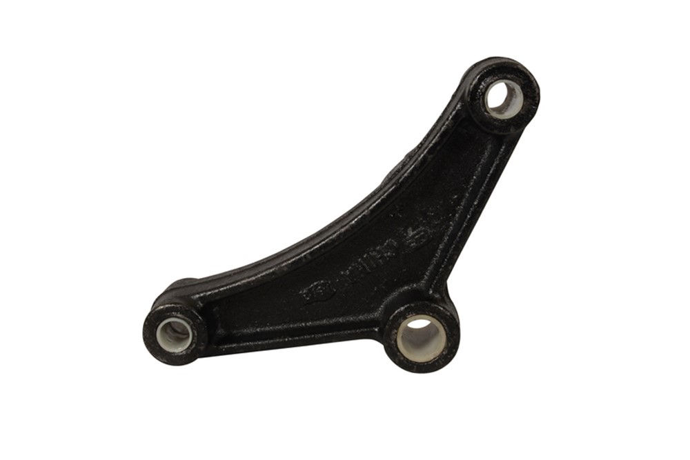 Multi-Axle Cast Curved Shaped Equalizer for 1 3/4" Wide Double-Eye Leaf Springs - 7 3/4" Spring Hole Centers with 3/4" Front Spring Hole and 9/16" Equalizer Center Bolt Hole - Fits Universal Both Left or Right Side