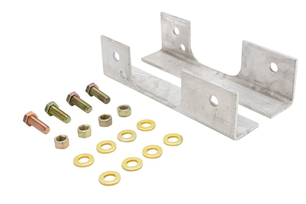 Torsion Axle Installation Attaching Parts Kit Torflex#12 - Side Mount - Aluminum