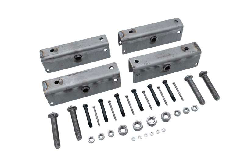 Triple Axle Equalizer & Attaching Parts Kit, 2" Slipper Springs (3,500 - 8,000 LBS. Axles) - Short Equalizier